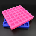 36-Cavity Square Silicone Mould Whiskey Ice Cube Tray Grid Fondant Mould Caramel Candy Chocolate Pralines Gummy Jelly Mold