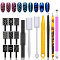 Multi-Function Cat's Eye Strong Magnetic Magnet Stick Pen Nails UV Gel Polish Nail Art Decoration Accessories Manicure Tool