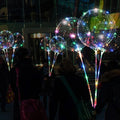 Neonglo LED PVC Round Balloons Kit with Battery Operated Lights Custom Logo Option for Birthday Party Decorations
