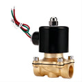 1/2" 3/4" 1" 1-1/2" 2" Brass Direct Acting Normally Close Solenoid Valve Diaphragm 220V 12V 24V Electric Control Valve Water Oil