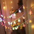Full Star LED Star Pentagram Star Light String Battery Lights Wedding Bedroom Decoration Holiday Christmas Lights