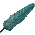 Long Commercial Fishing Knotted PE Net Fishing Traps With Round and Rectangle Frames