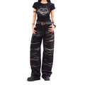 Custom Regular High Quality Straight Leg Print Mid Rise Softener Knitted Ripped New Design Fashion Jeans