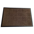 High Quality Custom Front Door Mat Embossed Velour Polyester Modern Style Washable Non-Slip Pet Friendly Cushioned Made Rubber