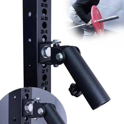 0.7 Inch/18mm Hole Barbell Landmine Attachment for Rack 360 Rotation Landmine Attachment for Barbell T Bar Row Landmine