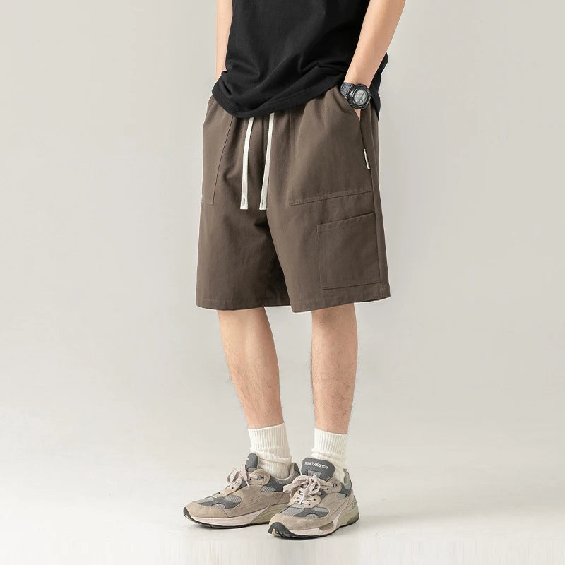 Summer Men's Shorts Cargo Five Quarter Pants Casual Pants Loose Shorts Pants Custom Cotton Printing Shorts