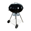 High Quality JAS 22-Inch Portable Stainless Steel Charcoal Stove Trolley Multifunctional Flame Safety Minimalist BBQ Grill