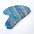 HY High quality healing crystals stones lapis luzil guasha tool in heart shape for anti-aging
