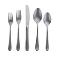 Vintage Retro Style Stainless Steel Silver Stonewashed Antique Cutlery Set Eco-Friendly New Design for Weddings