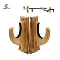 PIAO YU Multifunctional Wooden Wall Mounted Organiser for Hunting Slingshots and Compound Bows and Other Shooting Products