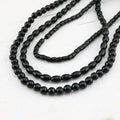 CB8133 Tiny Jewelry Beads Natural Black Coral Round Rice Drum Tube Beads