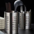 Supermarket Lazada Hot Sale Wholesale Stainless Steel Chopstick Holder Set with Rack for Containing Kitchen Cutlery