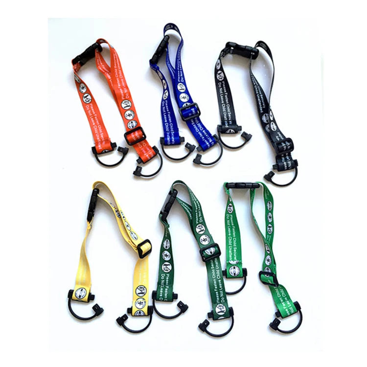 Wholesale Shopping Cart Seat Belt With Sturdy Plastic Buckles Portable Safety Belt