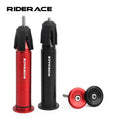 Riderace Tubeless Tyre Fast Repair Kit With Handlebar Plugs Hidden Tool MTB Bike Tire Punctur Sealant Rubber Stripe Drill Tool