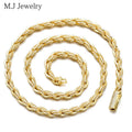 18K Gold Icy out Micro Paved Zircon Thick Rope Chain Men's Hip Hop Necklace with Brass for Wedding Anniversary Stylish Gift Idea