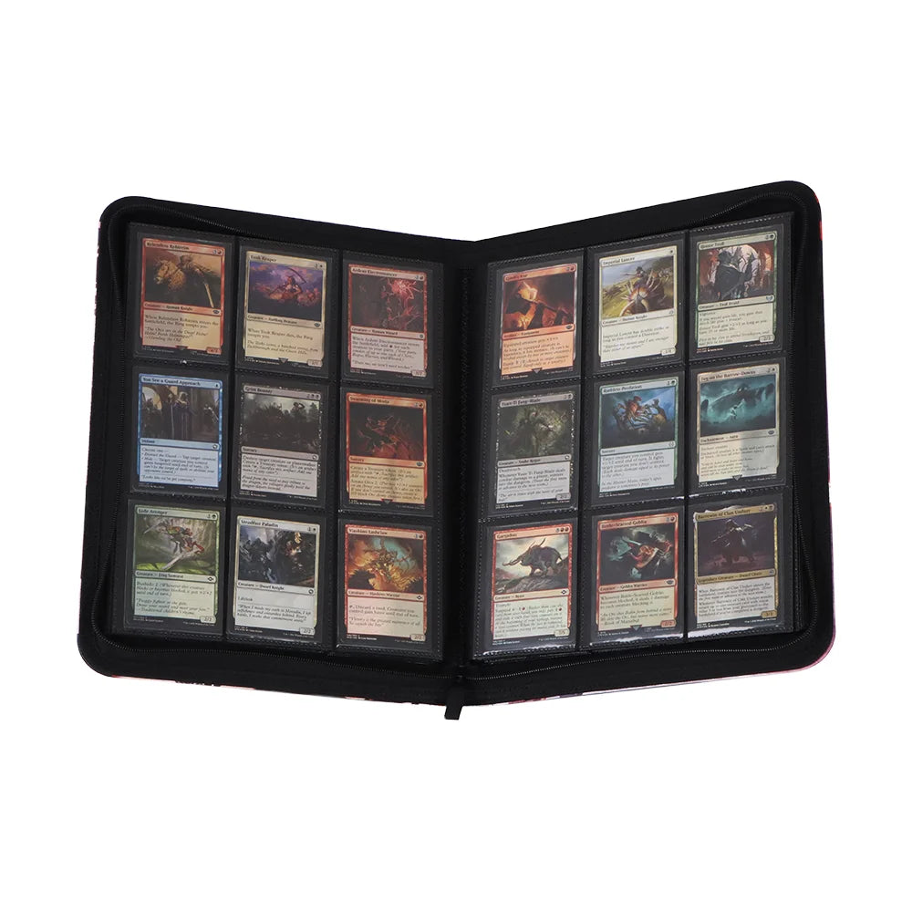 9 Pocket Verified Supplier Top Loader Trading Card Binder PVC Waterproof Durable Card Holder Album