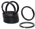 25mm 30mm Black Metal O Ring Flat Split Rings Rings Key Chain