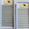 Synthetic Hair 0.07 3d Heat Bonded ultra Black Short Stem Pre Made Eyelash Fans