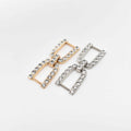 Metal Silver Diamante Bikini Rhinestone Connectors Accessories for Beachwear Swimwear