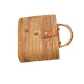 2024 New Pure Hand-Woven Large Capacity Daily Pure Natural Rattan Bag for Lady