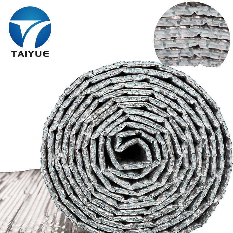 Modern 3mm & 10mm Aluminum Foil Air Bubble Insulation Roll Foam Heat Isolation Foil Board for Exterior Warehouse Construction