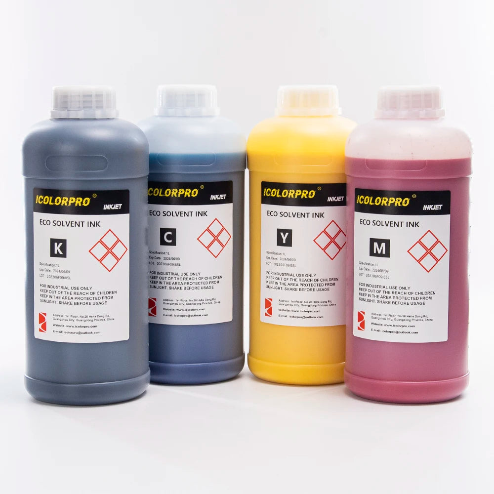 Industrial Strength ECO Solvent Ink for Epson DX5 and XP600 Printheads for Large Scale Printing