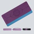 SANFAN Custom Print Widen 66cm Premium Pilates Yoga Mat Set Double Layer Yoga Mat Storage Eco One Yoga Mat TPE With High Quality