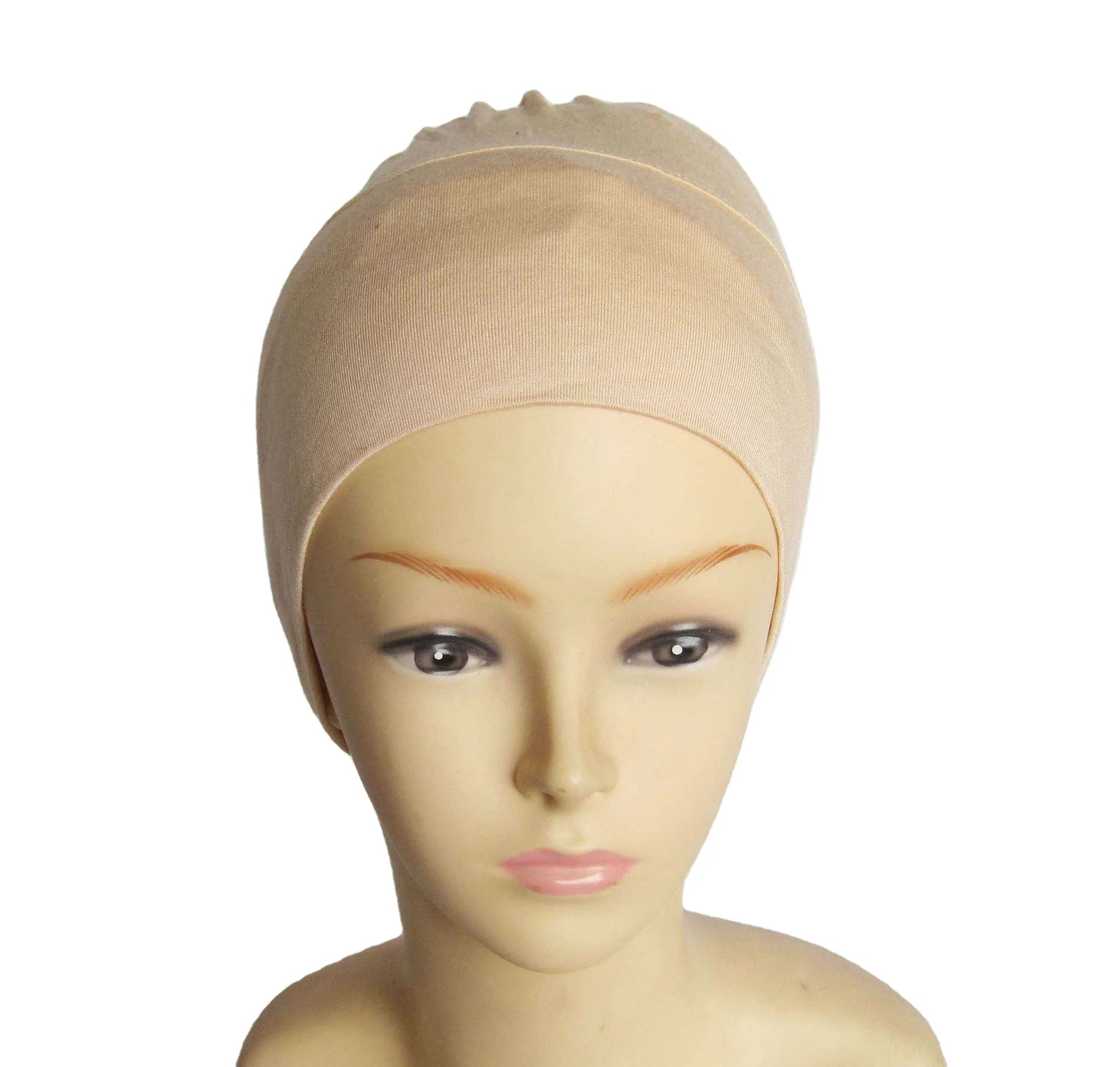 Factory Solid Color Women's Muslim Hijab Fashionable Inner Turban Cotton Polyester Wholesale Summer Winter Customizable Logo