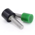 M6 Metric Polyurethane Stainless Steel Cushion Screw Bolt Rubberized Shock-absorbing Anti-Collision Wear Resistant Pressure