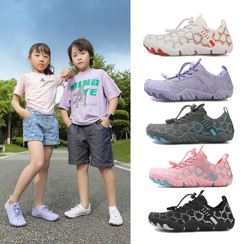 Unisex Quick-Dry Aqua Shoes for Men Women Custom Sandals for Outdoor Summer Sports-Diving Swimming Beach Barefoot Water Shoes