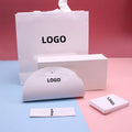 Wholesale Custom Logo Glasses Bag White Leather Sunglasses Glasses Case for Men and Women