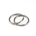 OEM Custom Stainless Steel Round Split Ring Key Ring With Competitive Price MegaBDM