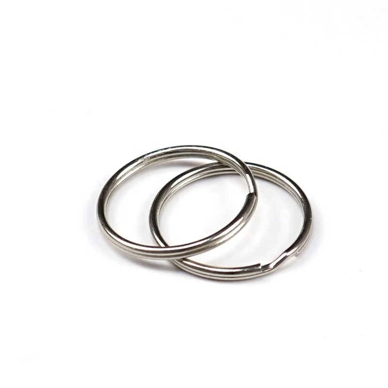 OEM Custom Stainless Steel Round Split Ring Key Ring With Competitive Price MegaBDM