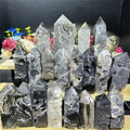 High Quality Fengshui Natural Crystals  Handmade Healing Sphalerite Raw Tower   for Decoration