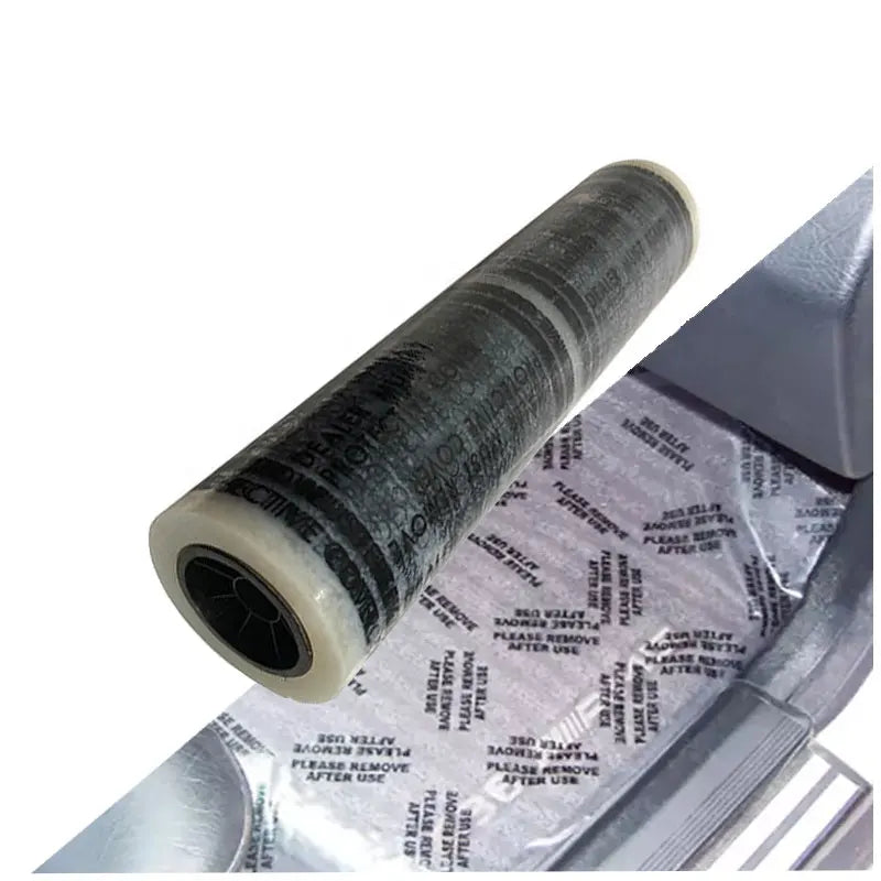 Soft Scratch-Resistant & Moisture-Proof Automotive Carpet Protective Film PE Adhesive Temporary Interior Protection for Cars