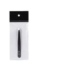 Private Label Stainless Steel Anti-static Brow Tweezers Black Pink Gold Slanted Hair Removal Eyebrow Tweezers