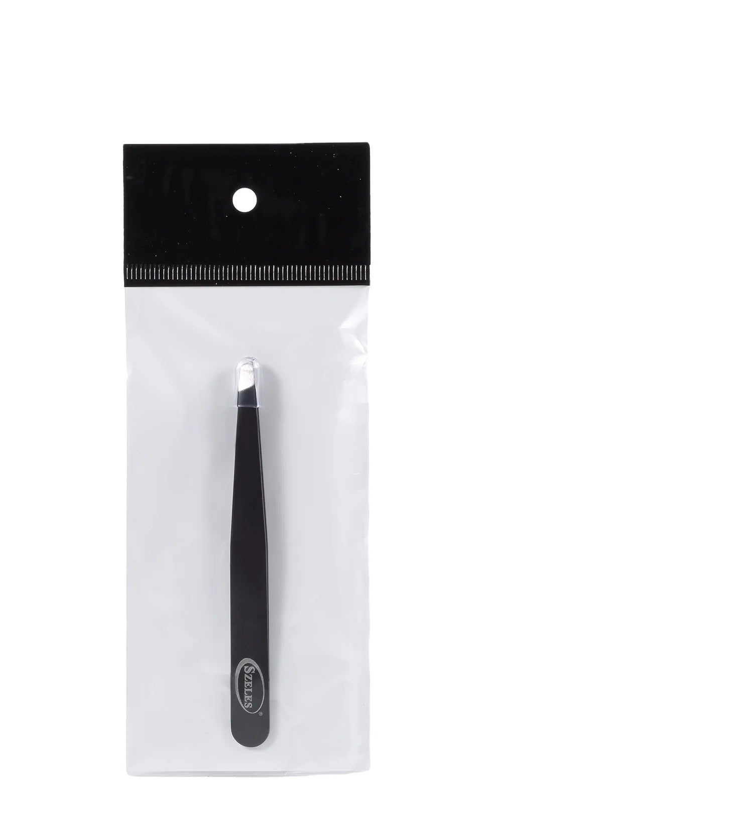 Private Label Stainless Steel Anti-static Brow Tweezers Black Pink Gold Slanted Hair Removal Eyebrow Tweezers