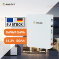 EU Stock 5.12kWh Wall-mounted Battery 5kwh 10kwh 15kwh 20kwh Lifepo4 Lithium Battery Powerwall Solar System Home Energy Storage