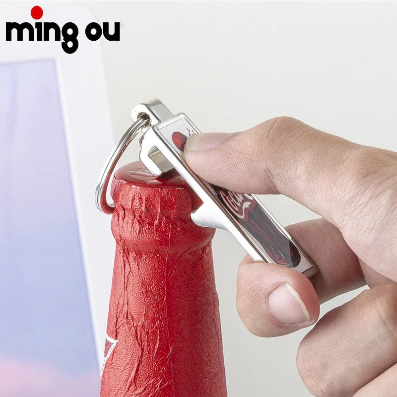 In Stock Cheap Bulk Keyring Bottle Opener Key Chain Bottle Opener Sublimation Metal Blank Bottle Opener Keychain