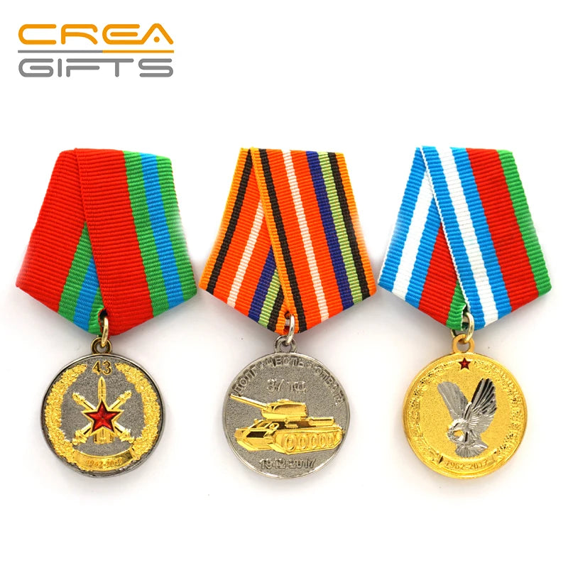 Custom Engaved Medals 1941 Award Fantasy Enamel UK United States Civilian Pakistan Italian Star Medal