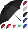 Automatic Open 62 68 72 Inch Extra-Large Oversize Double Canopy Vented Windproof Waterproof Golf Umbrella