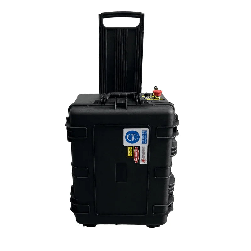 100w 200w 300w Portable Laser Cleaning Machine for Precision Rust Removal No Damage Trolley case Portable Laser Cleaning Machine
