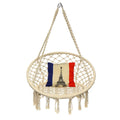 Decorative Storage  Hammock Chair Macrame Swing Perfect for Indoor/Outdoor Home Patio Deck Yard Garden (Single Swing)