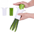 Wholesale Fruit and Vegetable Cutter Slicer Salad Making Tools Tomato Strawberry Cucumber Cutter