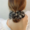 IVANHOE 2020 Hot Embroidered Large Intestine Hair Ring Korean Version of Simple and Versatile Girls Ponytail Hair Accessories
