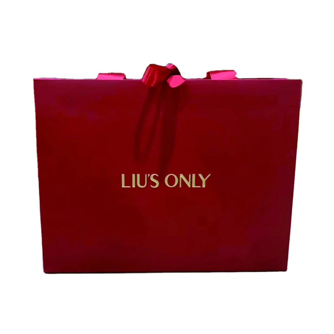 Wholesale Luxury Custom Design Shopping Paper Bags with Logo Offset Printing & Hot Stamping for Watch Use