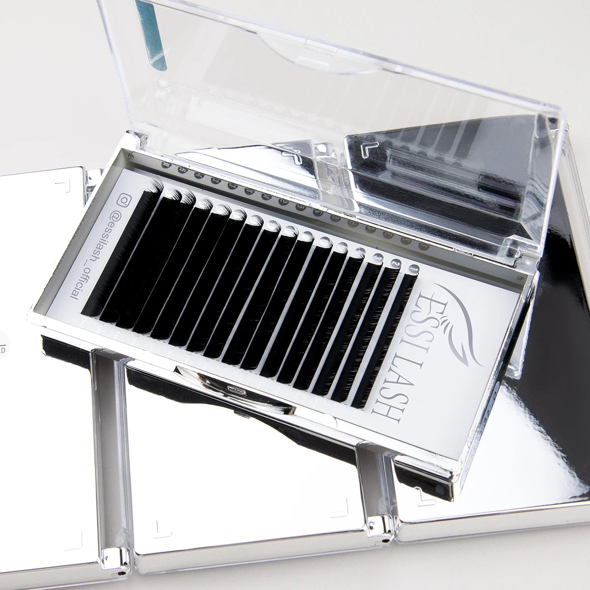 ESSI LASH 6-30mm Dark Matte Black Mega Volume Hand Made Eyelash Extensions 003 Cashmere Lash Trays Vendors Wholesale