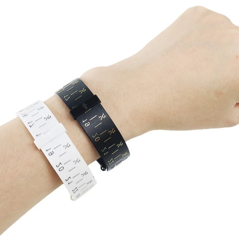MACHO JEWELRY Factory Price Adjustable PU Bracelet Sizer Measuring Tool for Measuring Bangles and Other Jewelry Pieces