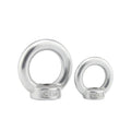 Factory Sale Polished Stainless Steel SS304 DIN582 M3-M36 Grade A2/A4 Fully Threaded Eye Nuts for Automotive General Industry