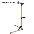 RIDERACE Bicycle Repair Stand Professional Adjustable Road Bike Maintenance Rack Durable Aluminum Alloy Foldable Storage Holder